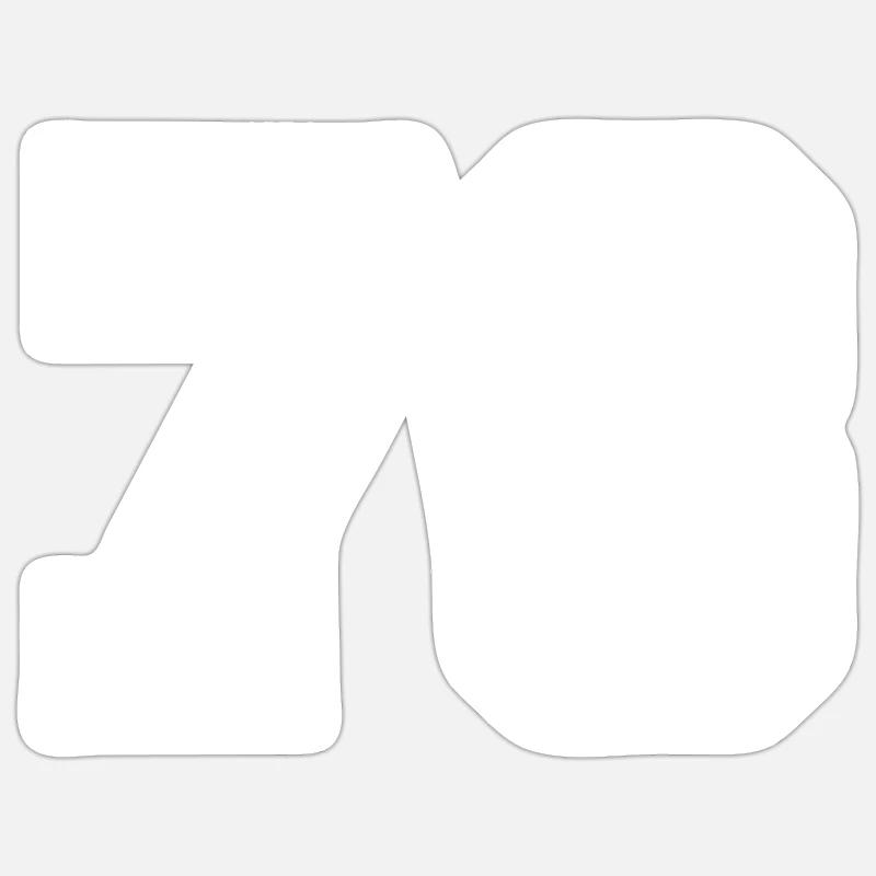 78 - Sticker taille S (10 x 10 cm) - blanc mat
