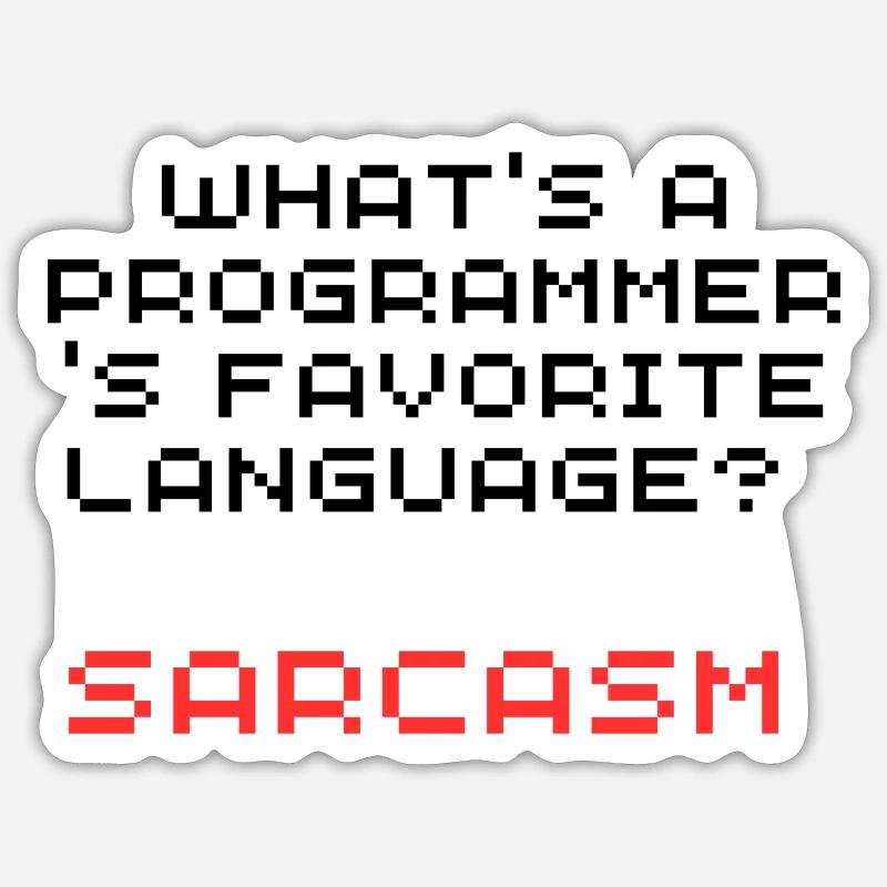 Programeer Tee Sticker Größe S (10 x 10 cm)