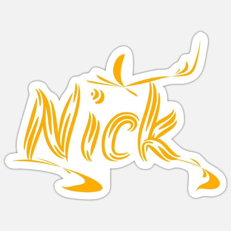 Gift idea Nick Sticker size S (10 x 10 cm)