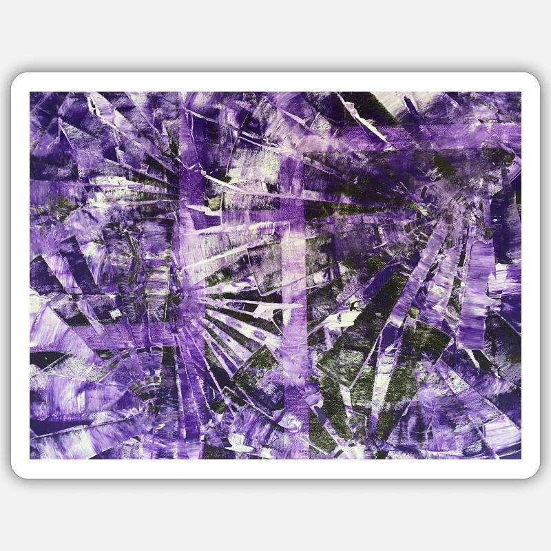 Abstraction Sticker Größe S (10 x 10 cm)