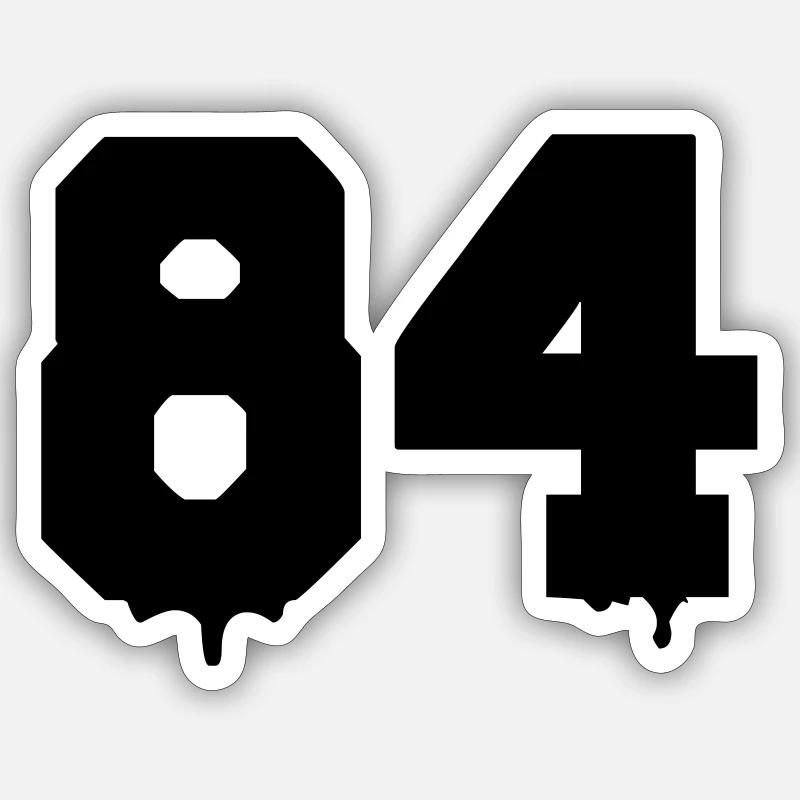 84 Sticker size S (10 x 10 cm)