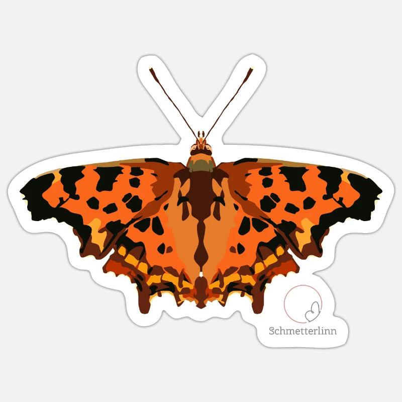 Virgule - Sticker taille S (10 x 10 cm) - blanc mat