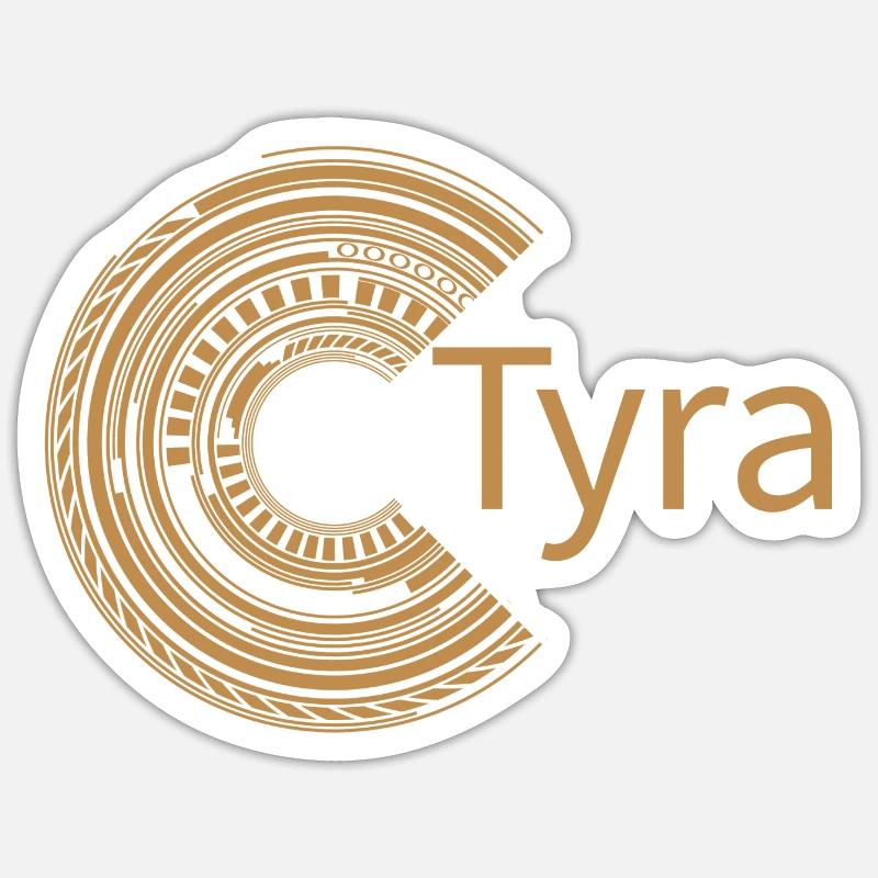 For Tyra - Sticker size S (10 x 10 cm) - white matte