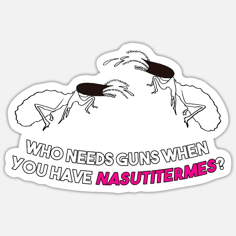 Termite Nasutitermes Sticker taille S (10 x 10 cm)