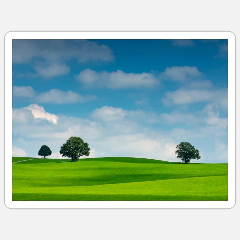 Calming landscape Sticker size S (10 x 10 cm)