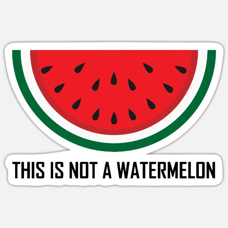 Il ne s’agit pas d’une collection de pastèques Palestine Sticker taille S (10 x 10 cm)