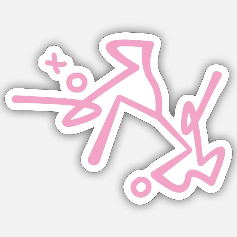 Licht , light one - Sticker Größe S (10 x 10 cm) - Mattweiß