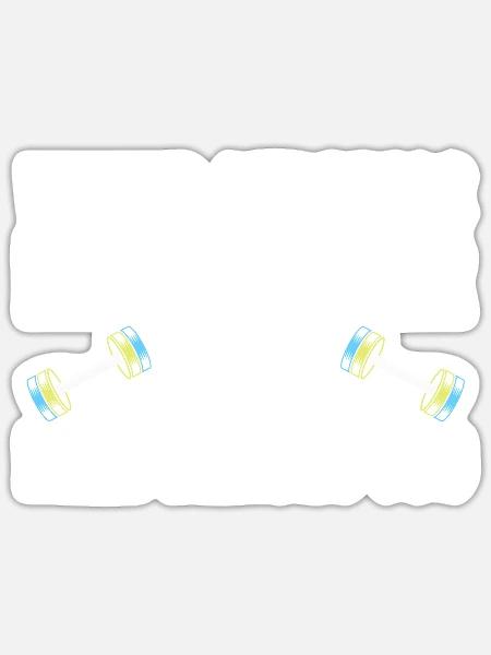 Water Aerobics - Sticker Größe S (10 x 10 cm) - Mattweiß