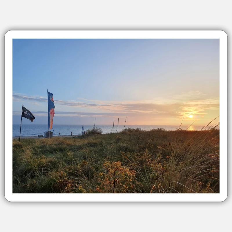 Sunset Sticker Größe S (10 x 10 cm)