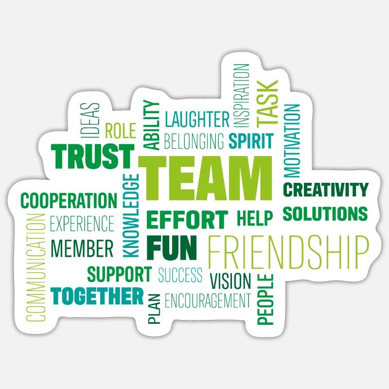 Équipe Sticker taille S (10 x 10 cm)