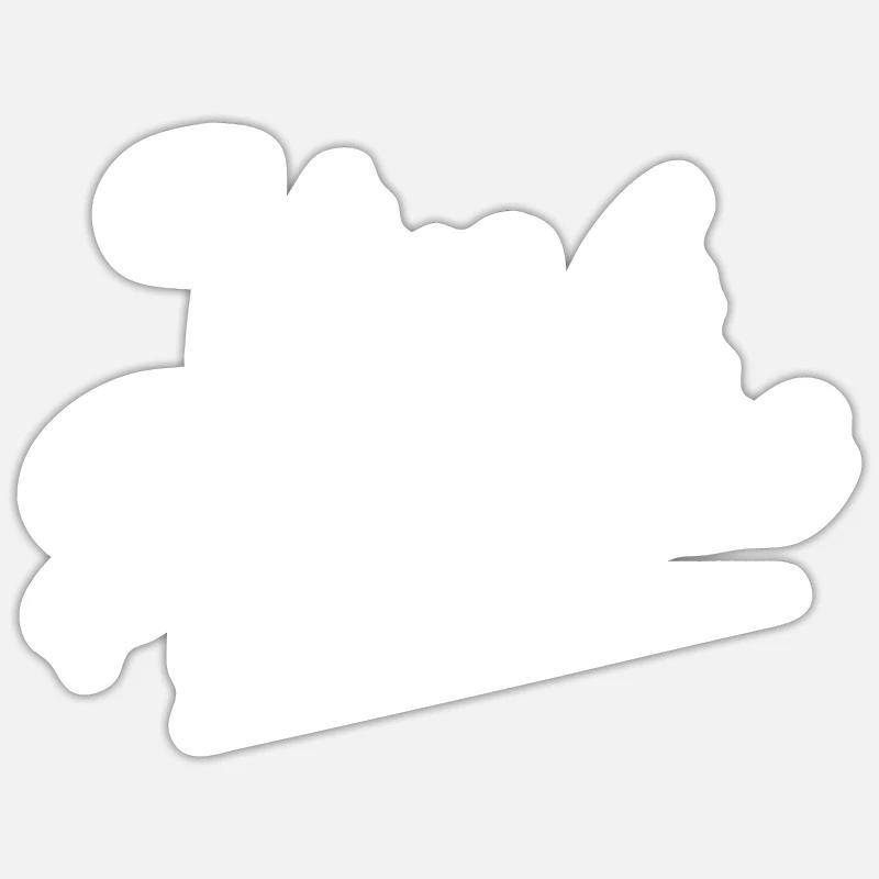 Vive le dimanche Sticker taille S (10 x 10 cm)