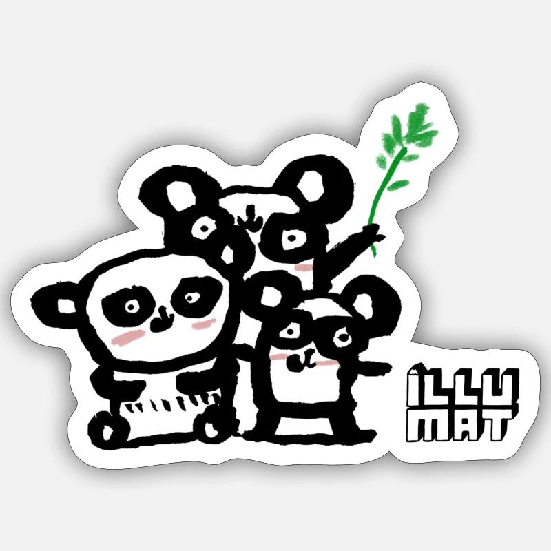 Aggrobärchen Sticker Größe S (10 x 10 cm)