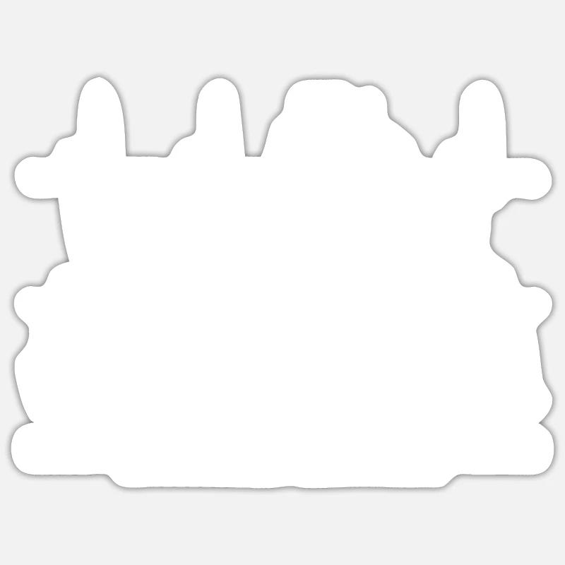 Sticker Größe S (10 x 10 cm) - 
