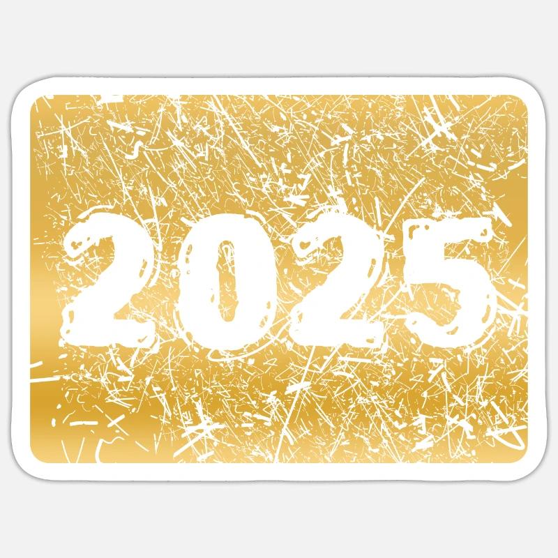 2025 - Sticker size S (10 x 10 cm) - white matte