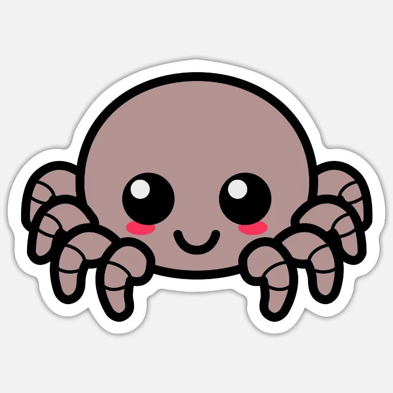 araignée Sticker taille S (10 x 10 cm)