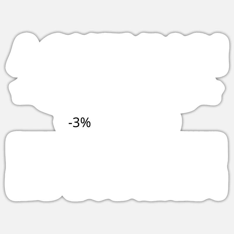 Attention : Patience 3 % sur le point d’exploser Sticker taille S (10 x 10 cm)