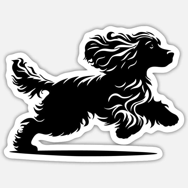 Cocker Spaniel - Sticker size S (10 x 10 cm) - white matte