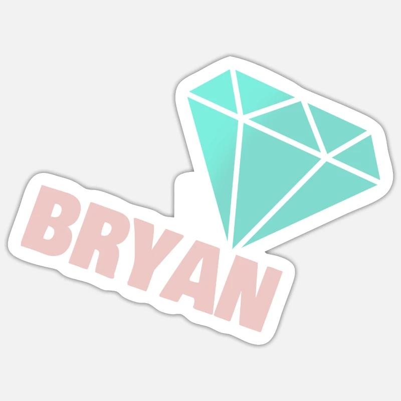 Edel Bryan Sticker taille S (10 x 10 cm)