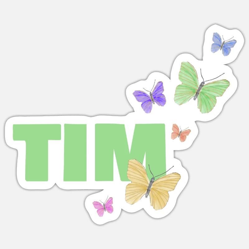 Tim Sticker size S (10 x 10 cm)