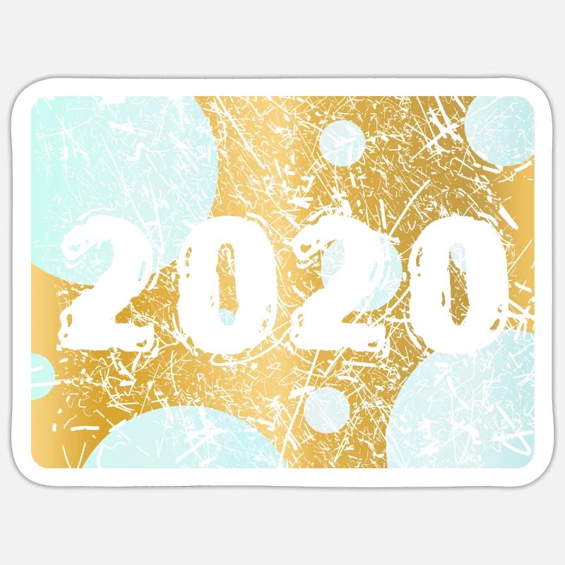 2020 - Sticker size S (10 x 10 cm) - white matte