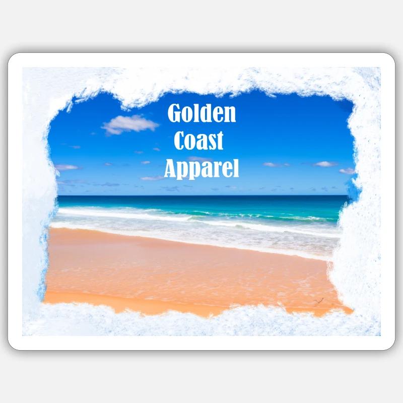 Aussie Beach Vibe Sticker Größe S (10 x 10 cm)