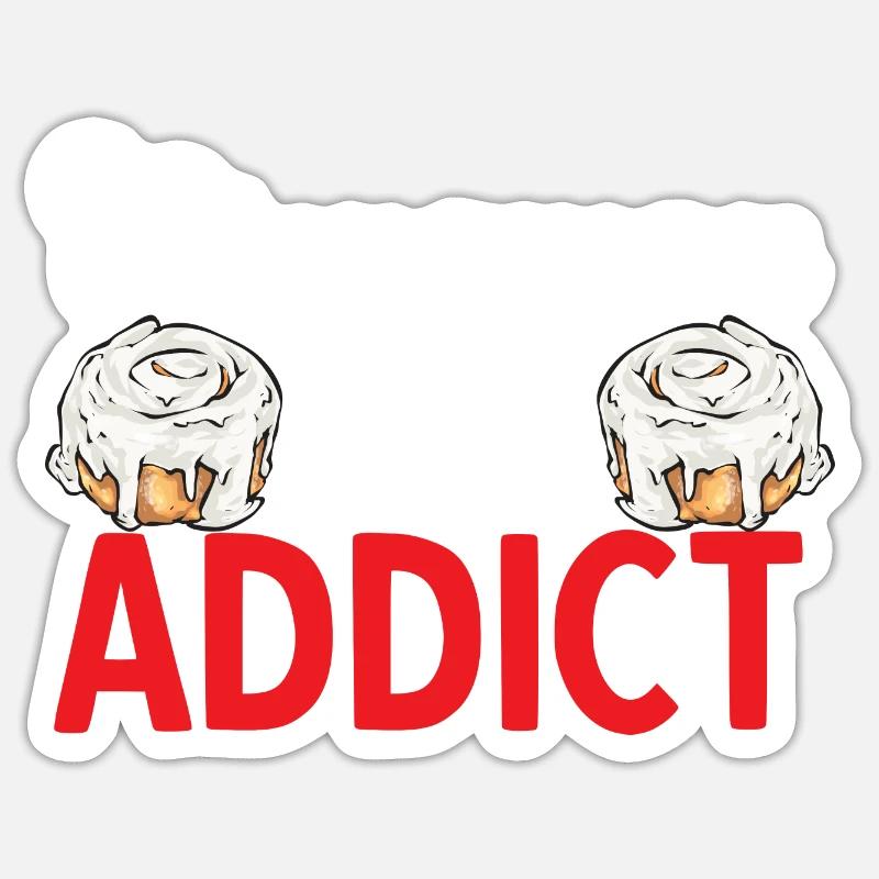 Cinnamon roll Sticker size S (10 x 10 cm)