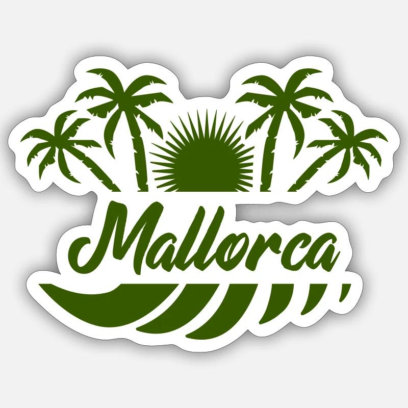 Majorque Sticker taille S (10 x 10 cm)
