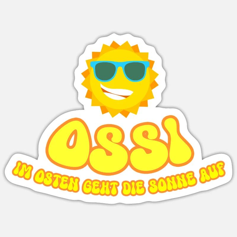 OSSI - Sticker size S (10 x 10 cm) - white matte