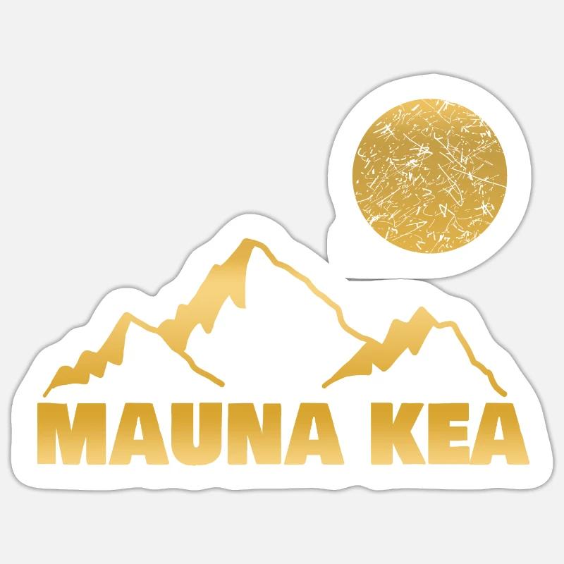 Berg kea - Sticker Größe S (10 x 10 cm) - Mattweiß