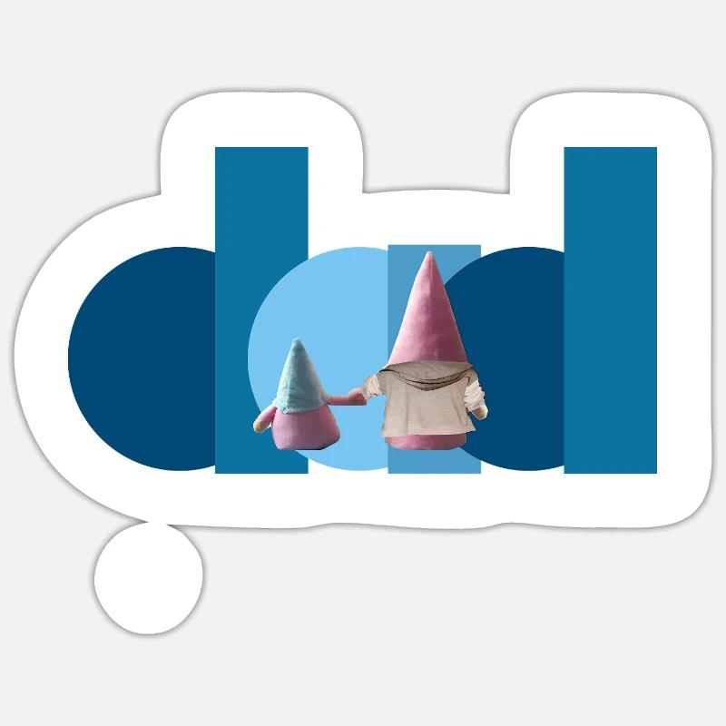 Gnome Dad - Sticker size S (10 x 10 cm) - white matte