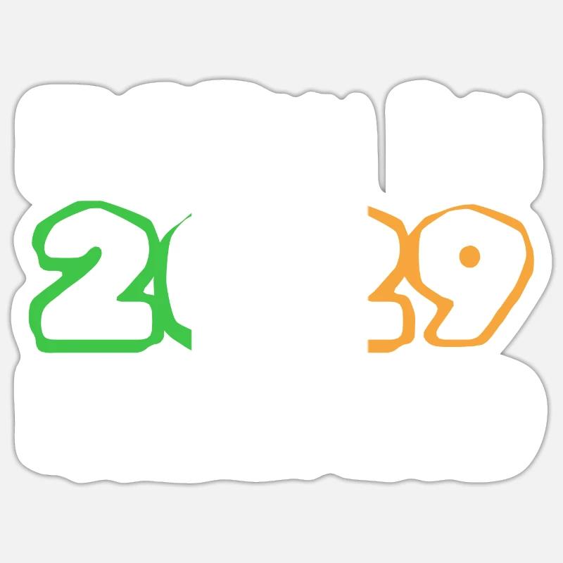 2029 Sticker size S (10 x 10 cm)