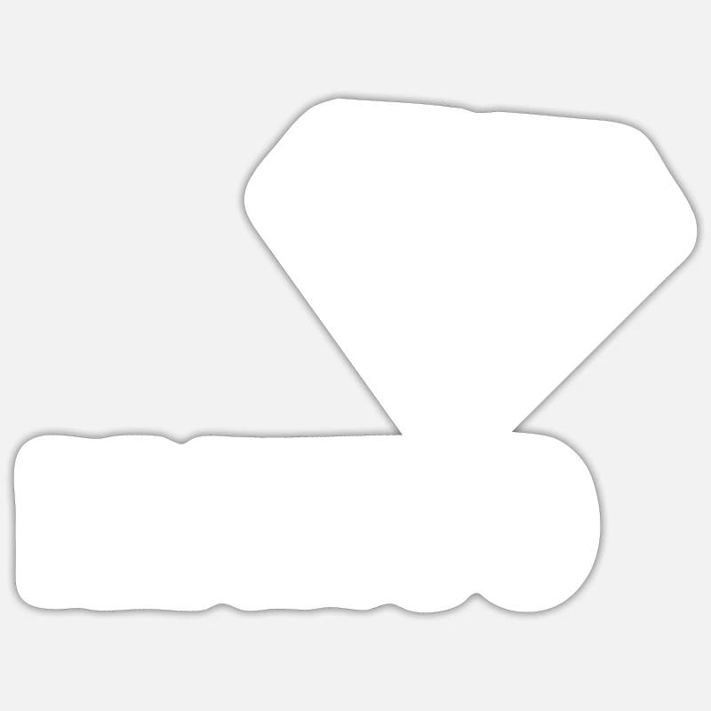 Edel Marco - Sticker taille S (10 x 10 cm) - blanc mat