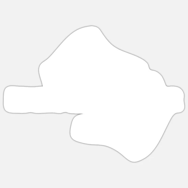 Occupation: Gemstone setter - Sticker size S (10 x 10 cm) - white matte