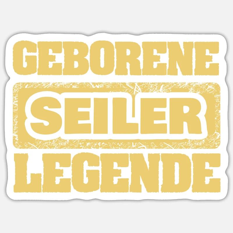 Profession Seiler - Sticker taille S (10 x 10 cm) - blanc mat