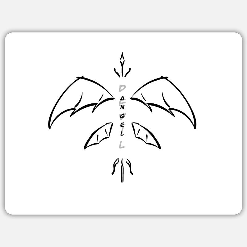 ANGEL / DEVIL Sticker size S (10 x 10 cm)