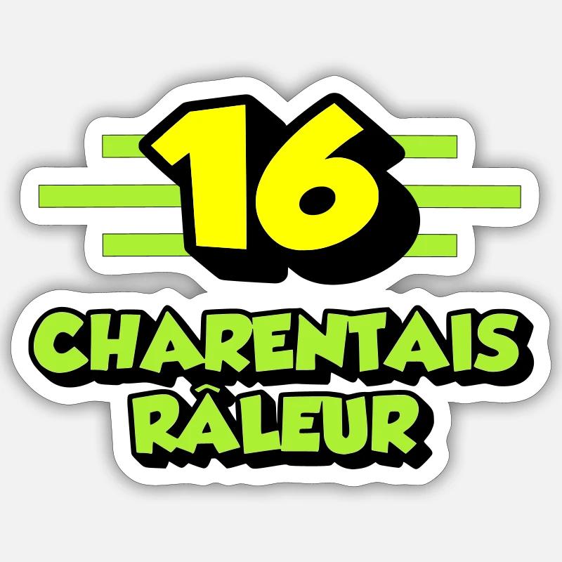 Complaining Charentais - Sticker size S (10 x 10 cm) - white matte