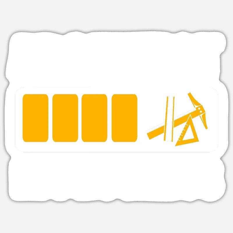 architecture - Sticker taille S (10 x 10 cm) - blanc mat