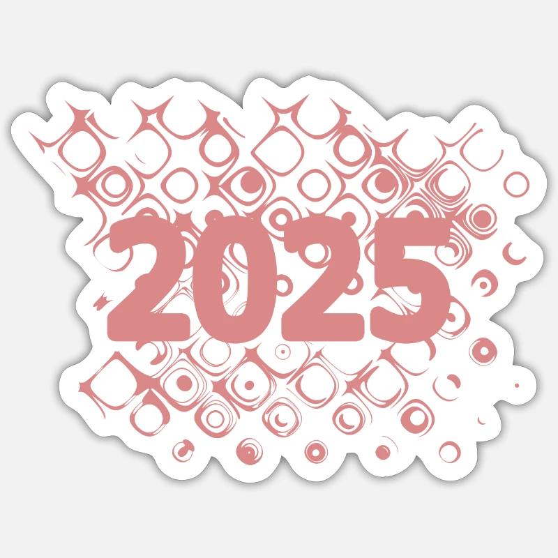 2025 - Sticker taille S (10 x 10 cm) - blanc mat