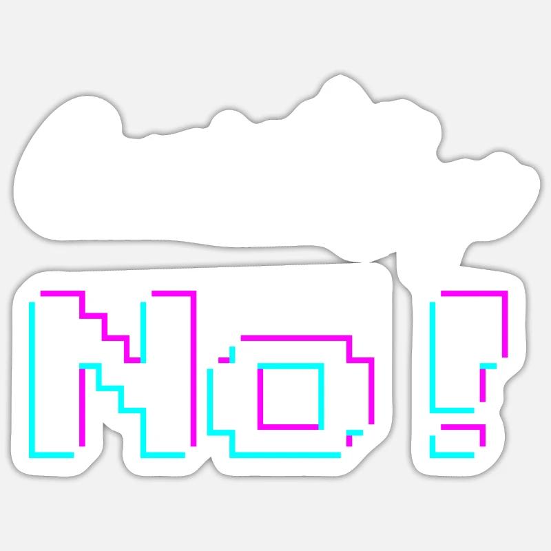Computer says no - Computer says no Sticker size S (10 x 10 cm)