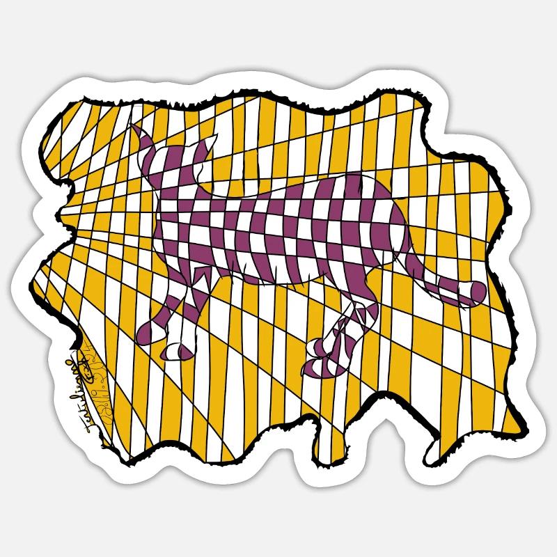 Chat Sticker taille S (10 x 10 cm)