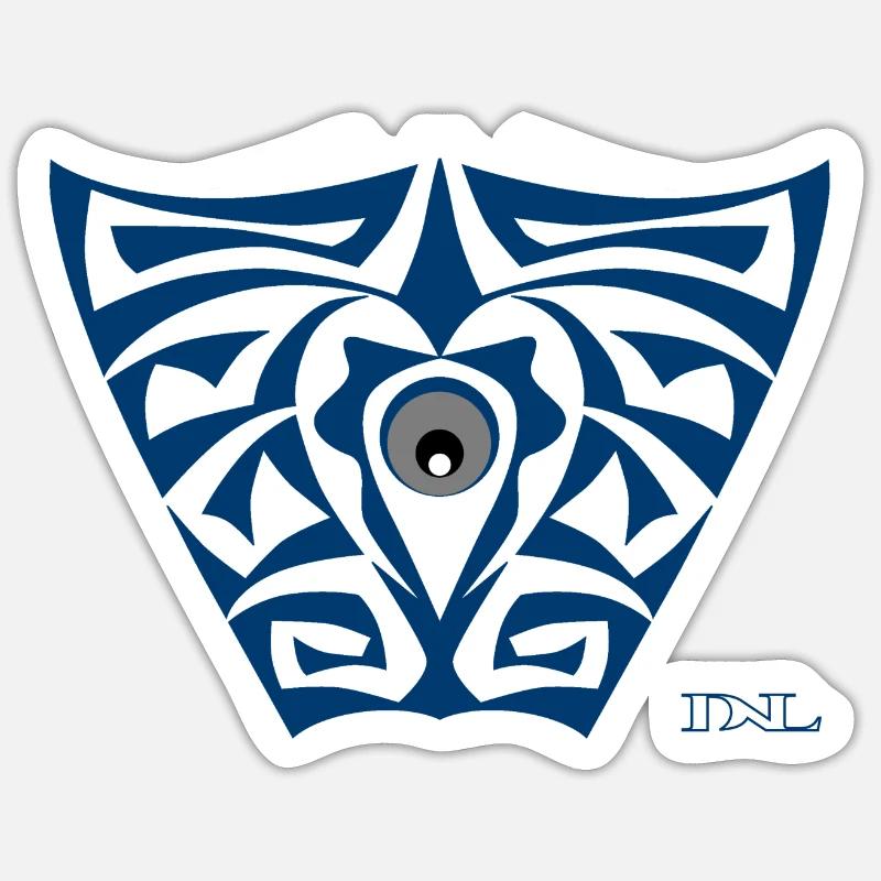 NjOrd IV - Sticker taille S (10 x 10 cm) - blanc mat