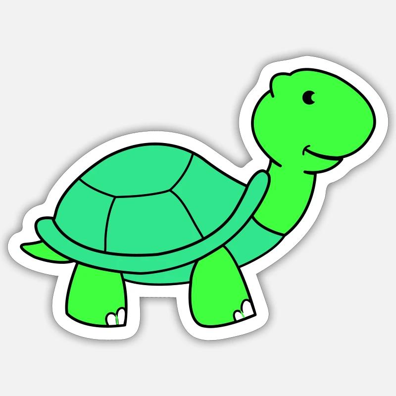 turtle Sticker size S (10 x 10 cm)