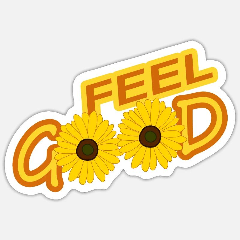 FEEL GOOD Sticker size S (10 x 10 cm)