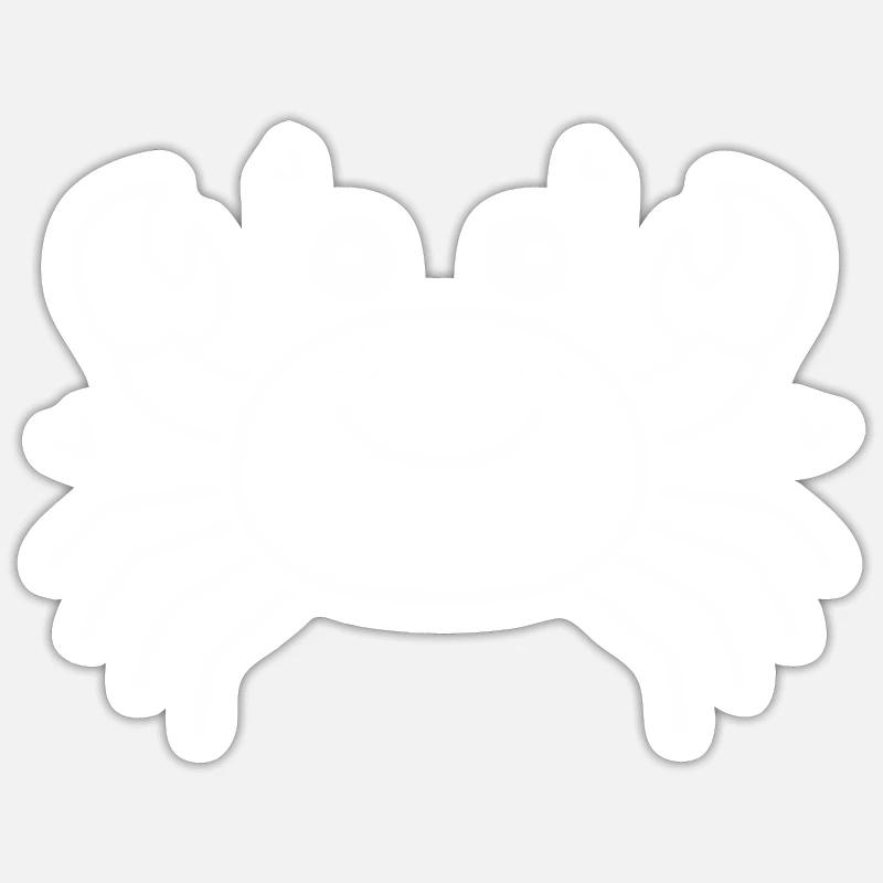 Crab Sticker size S (10 x 10 cm)