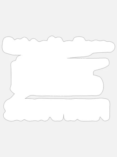Es ist ein schöner Tag zum Skifahren - Sticker Größe S (10 x 10 cm) - Mattweiß