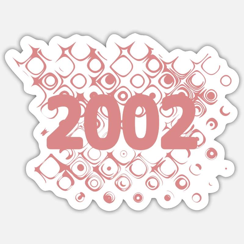 2002 Sticker Größe S (10 x 10 cm)