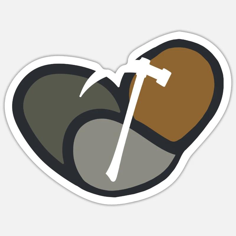 Mining Coal Mine Sticker size S (10 x 10 cm)
