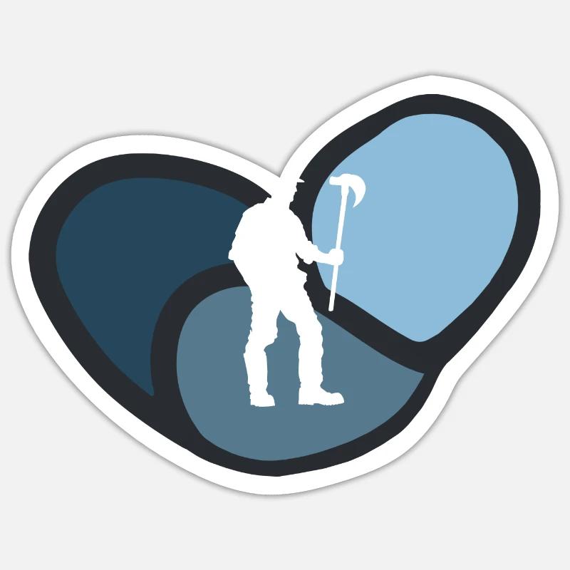mining miners Sticker size S (10 x 10 cm)