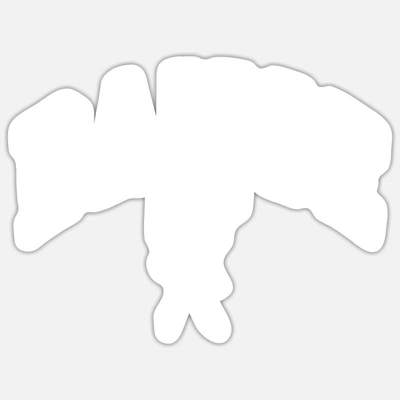Tanzen - Sticker Größe S (10 x 10 cm) - Mattweiß