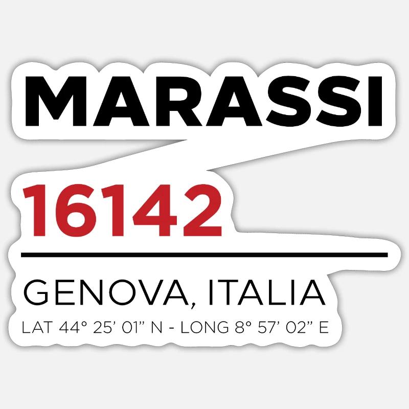 Marassi 16142 Sticker size S (10 x 10 cm)